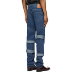 Y/Project Navy Classic Multi Cuff Jeans