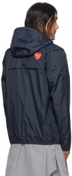 COMME des GARÇONS PLAY Navy K-Way Edition Claude Jacket