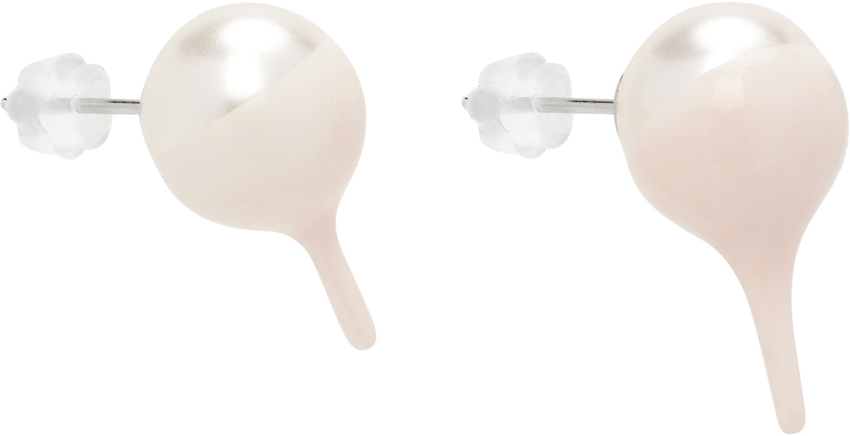 Ottolinger Dipped Pearl Stud Earrings