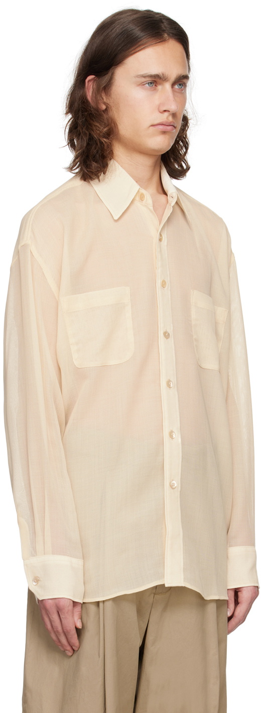 JieDa Off-White Oversized Shirt