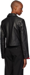 Staud Black Marino Leather Jacket