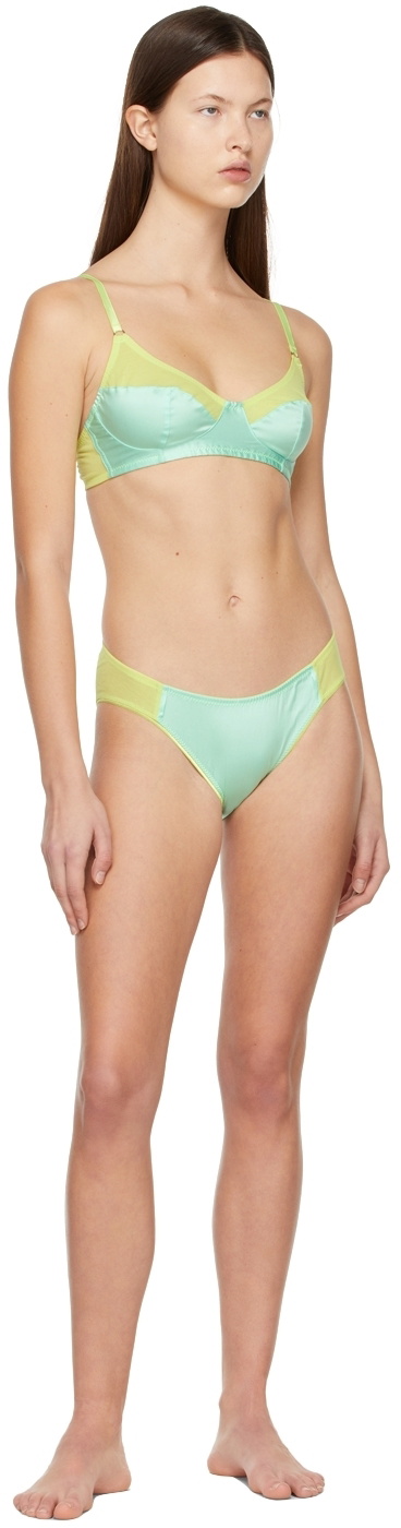 Araks Green & Blue Willow Bralette