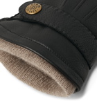 Dents - Gloucester Cashmere-Lined Leather Gloves - Black