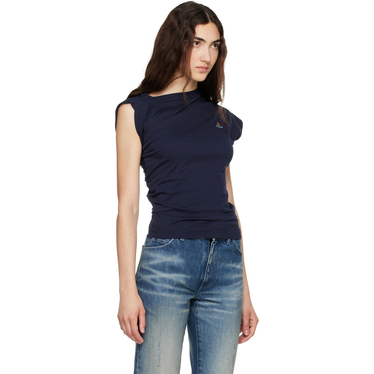 Vivienne Westwood Navy Hebo Top