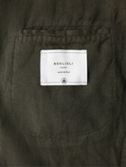 Boglioli - Unstructured Garment-Dyed Linen Suit Jacket - Brown