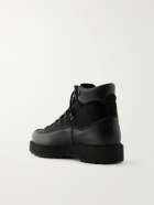 Diemme - Roccia Vet Rubber-Trimmed Calf Hair Hiking Boots - Black