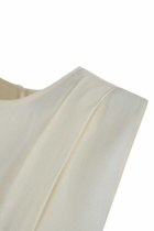 TwinSet Georgette Top With Pleats