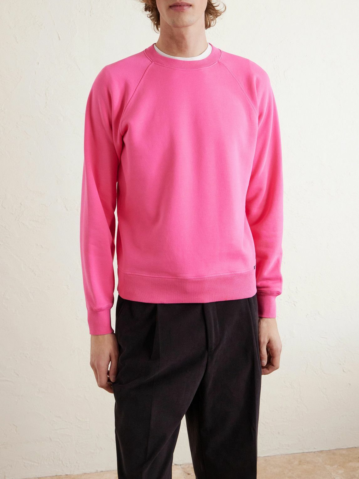 TOM FORD - Organic Cotton-Jersey Sweatshirt - Pink