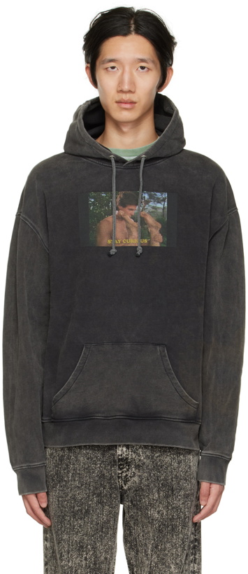 Photo: Carne Bollente SSENSE Exclusive Black 'Stay Curious' Hoodie