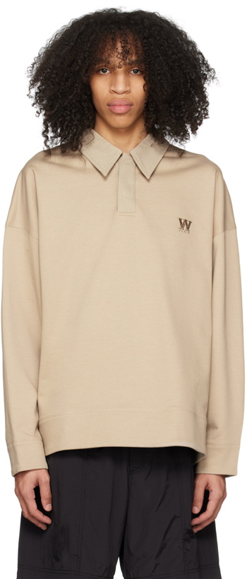 Photo: Wooyoungmi Beige Embroidered Polo