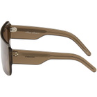 Rick Owens Brown Tower Documenta Sunglasses