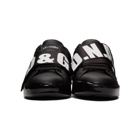 Dolce and Gabbana Black Elastic Logo Sneakers