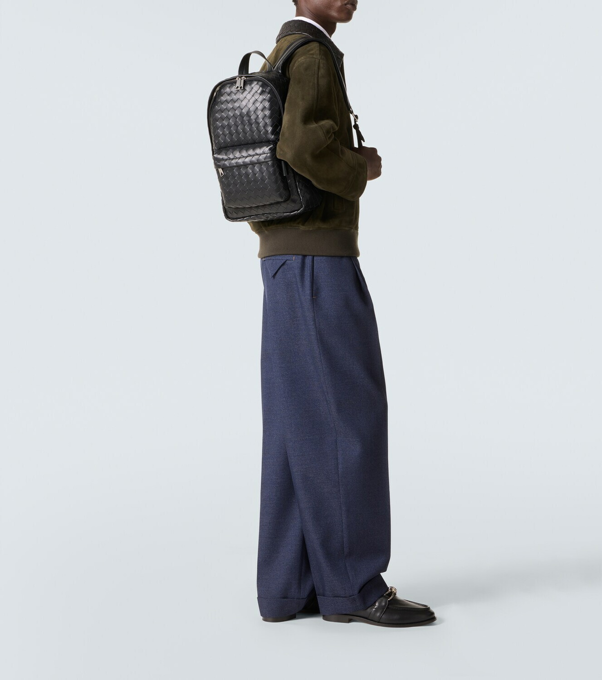 Bottega Veneta Intrecciato Small leather backpack