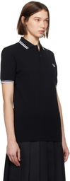 Comme des Garçons Shirt Black Fred Perry Edition 'Strong Will' Polo