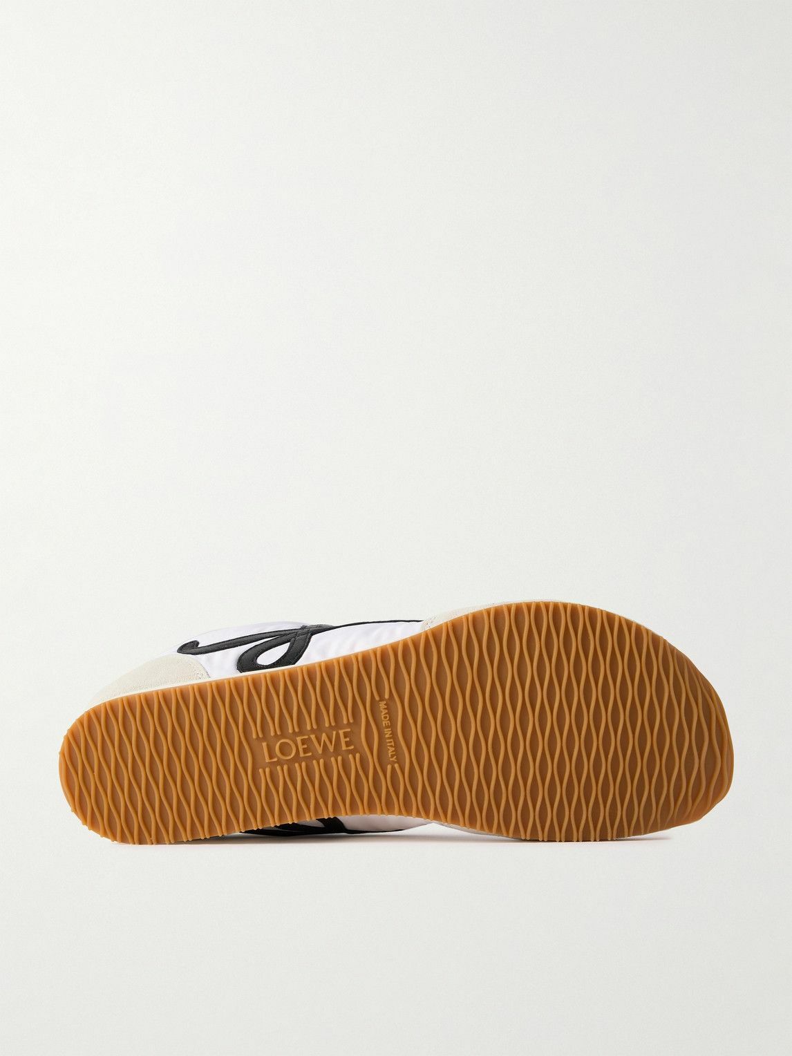 LOEWE - Ballet Runner 2.0 Logo-Appliquéd Shell, Suede and Leather Sneakers - White