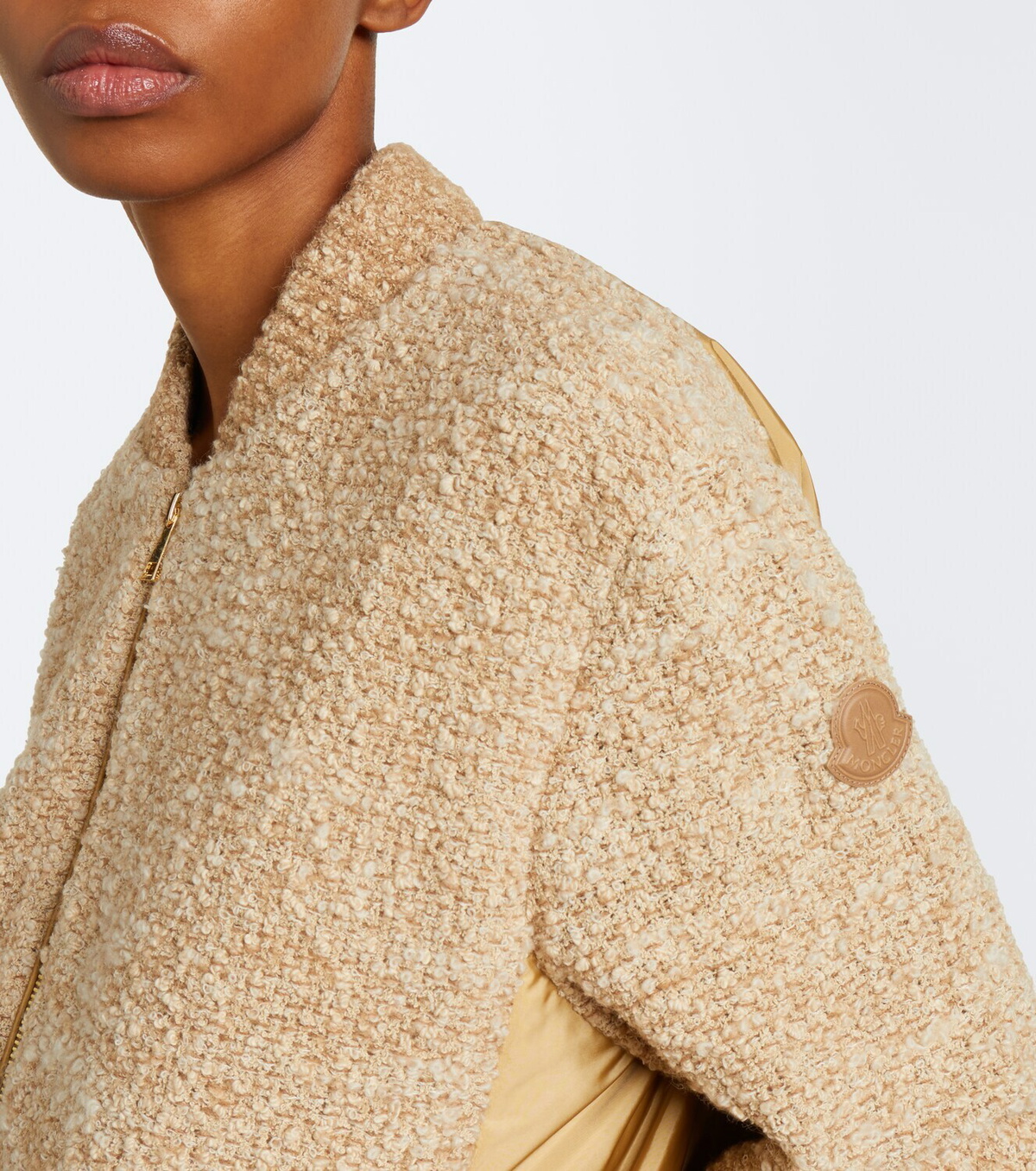 Moncler Padded bouclé cardigan