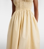 Dôen Quinn cotton poplin midi dress