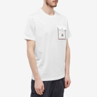 Moncler Men's Pocket T-Shirt in White