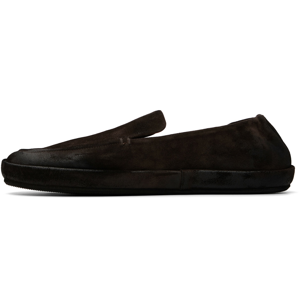 Marsèll Brown Scatopelle Suede Loafers