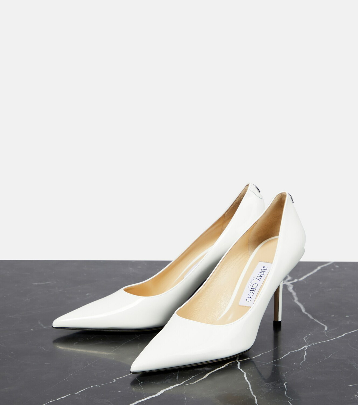 パンプス LOVE 85 PATENT LEATHER PUMPS JIMMY CHOO Love 85 patent-leather pumps | NET-A-PORTER