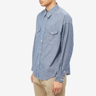 Visvim Men's Frontier Chambray Shirt in Indigo