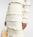 Zimmermann - Wonderland ruffle-trimmed midi skirt