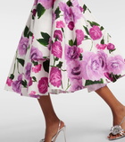 Erdem Floral cotton midi shirt dress