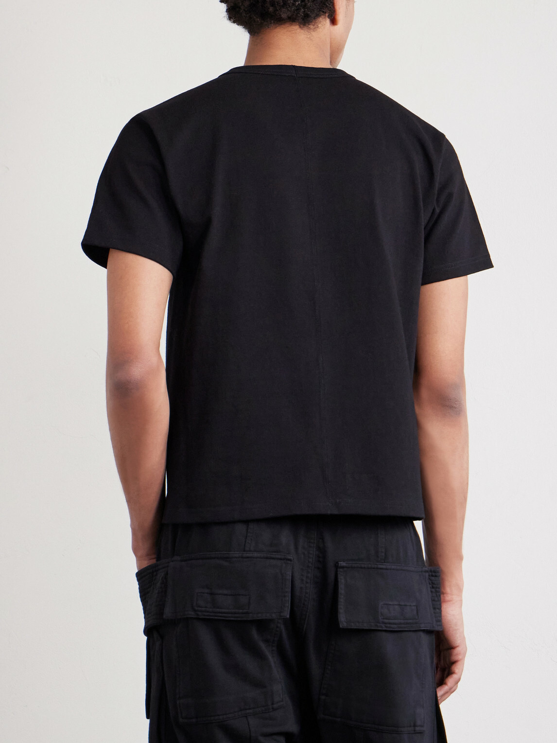 DRKSHDW by Rick Owens - Cotton-Jersey T-Shirt - Black