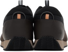 rag & bone Black & Brown Pursuit Retro Runner Sneakers