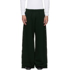 Les Tien Green Heavyweight Party Snap Sweatpants