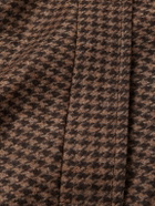 Nudie Jeans - Will Houndstooth Wool-Blend Coat - Brown