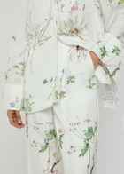 Erdem Printed Silk Pyjama Trousers No Colour