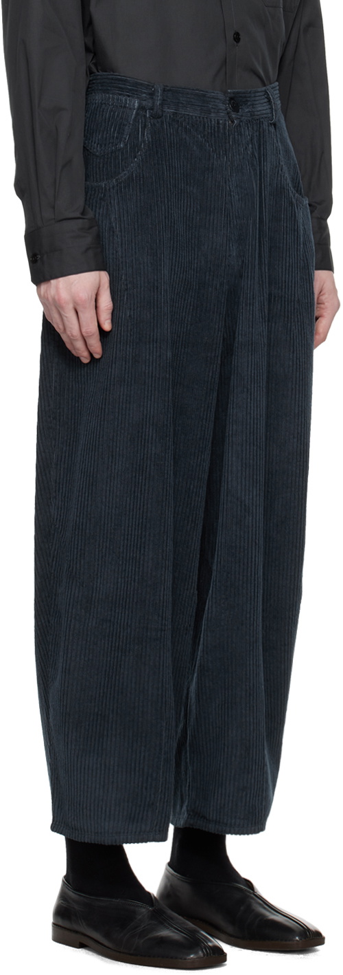 Cordera Navy Baggy Trousers