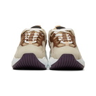 Acne Studios Beige and White Rockaway Sneakers