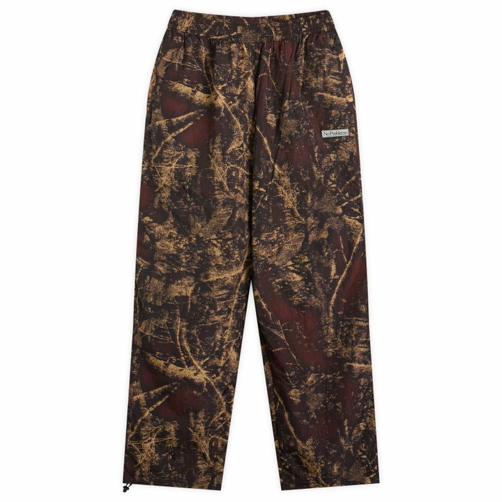 Photo: No Problemo Men's Forest Glitch Nylon Pant in Camo