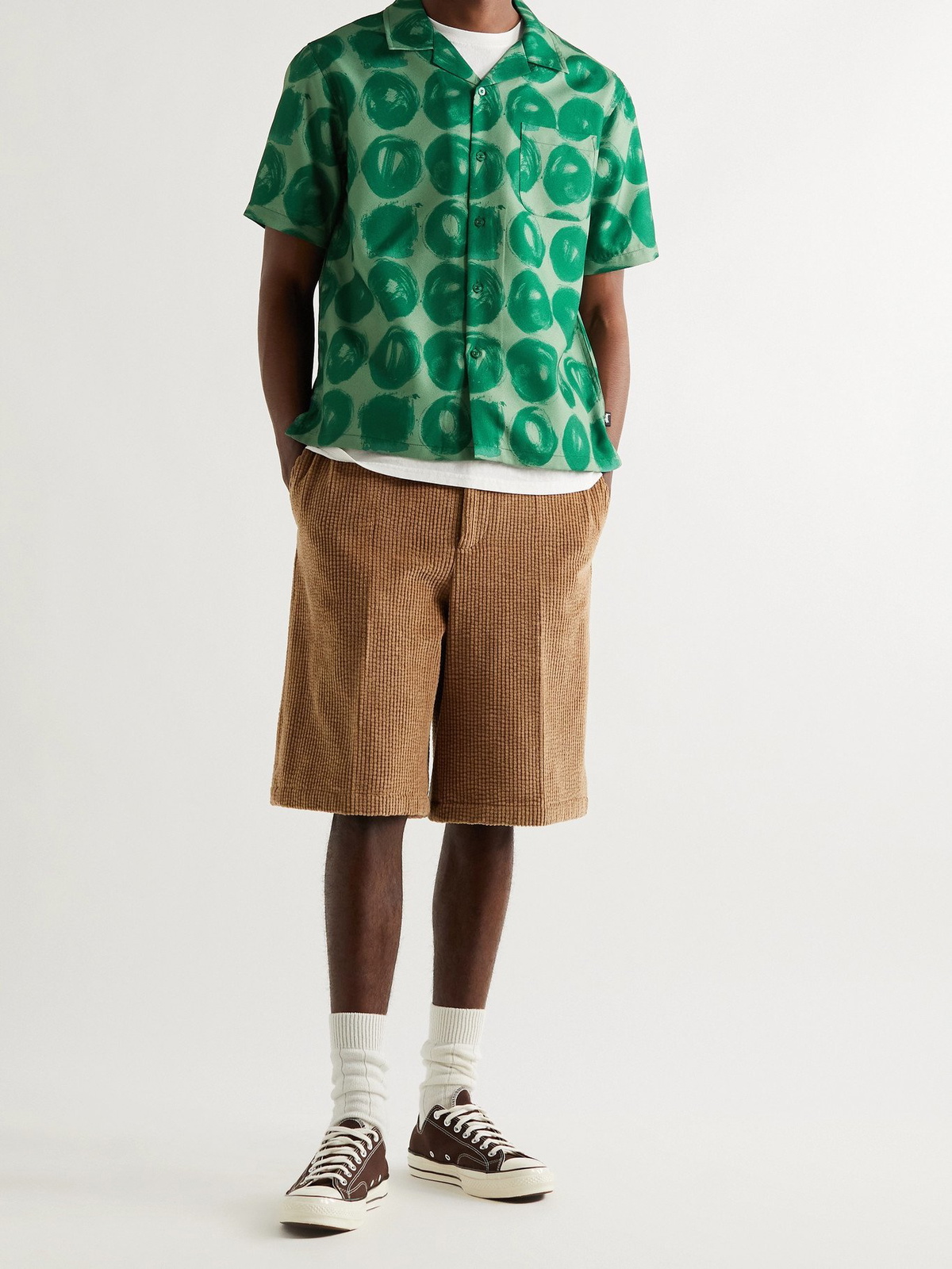 CREPE SHIRT - Green