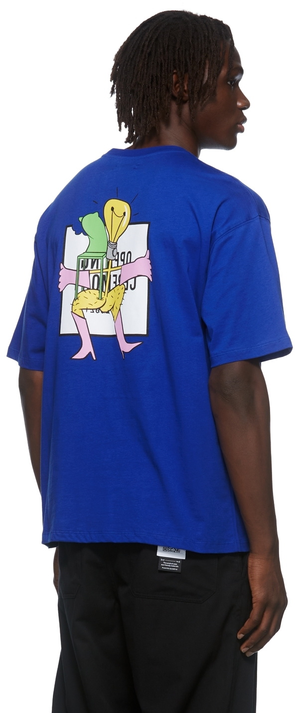 Opening Ceremony Blue Light Bulb Print T-Shirt