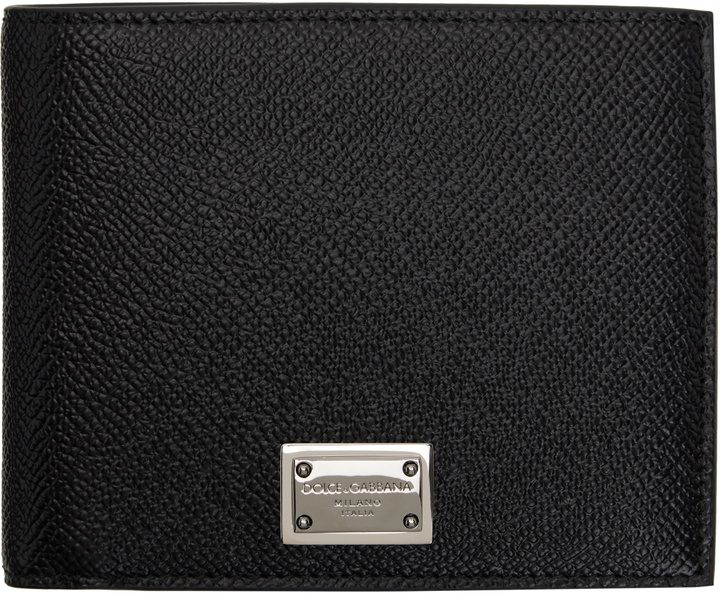 Photo: Dolce&Gabbana Black Calfskin Coin Pocket Wallet