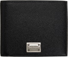 Dolce&Gabbana Black Calfskin Coin Pocket Wallet
