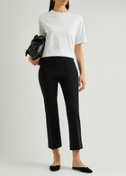 Spanx The Perfect Pant Kick-flare Stretch-jersey Trousers Black