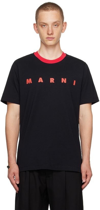 Photo: Marni Black Polka Dot T-Shirt