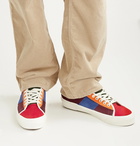 Vans - Vault UA OG Sid LX Logo-Embroidered Suede and Canvas Sneakers - Multi