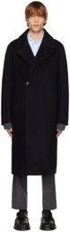 Solid Homme Navy Minimal Coat