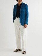 Etro - Unstructured Cotton-Corduroy Suit Jacket - Blue