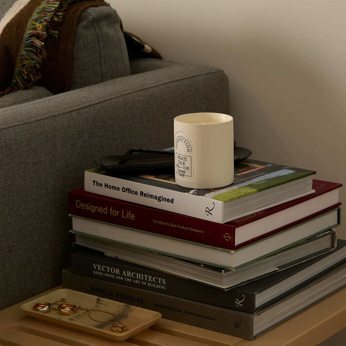 Nonfiction Peace Talk Scented Candle 