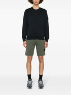 STONE ISLAND - Logo Cotton Sweatshirt