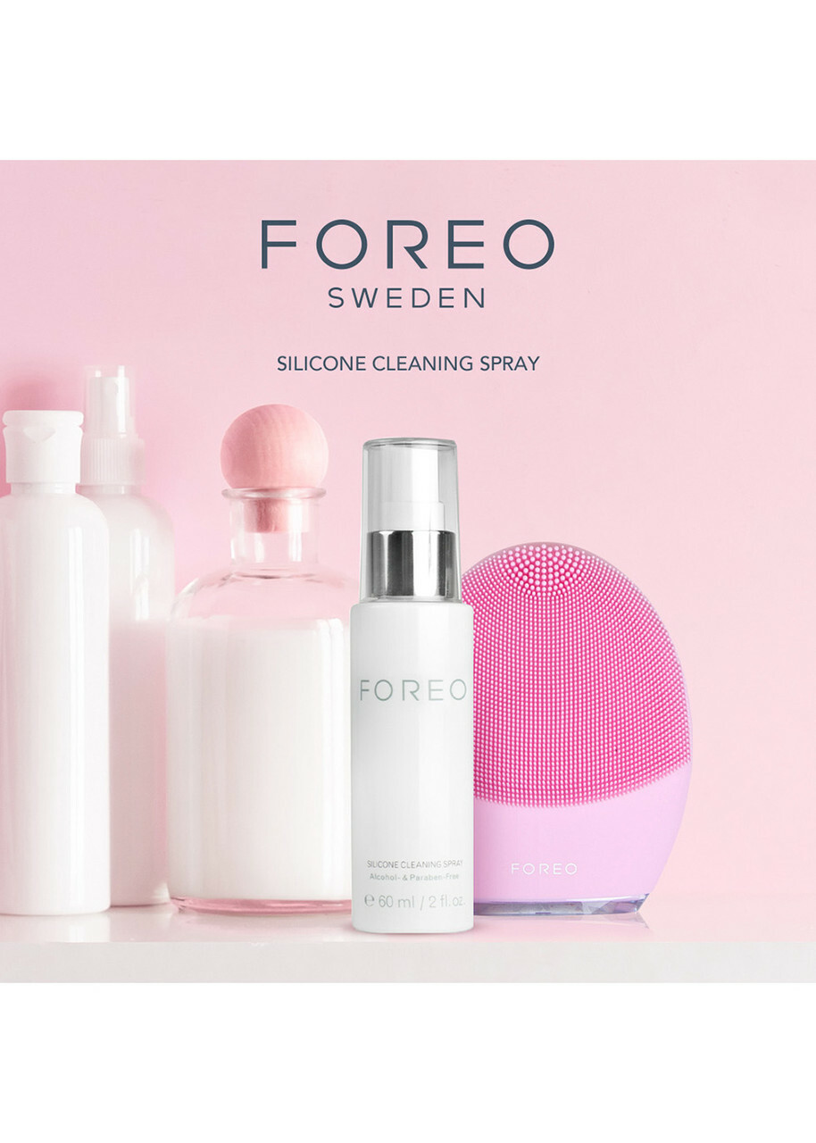 Foreo Silicone Cleansing Spray 60ml, Skin Care Masks, Hygienic Routine