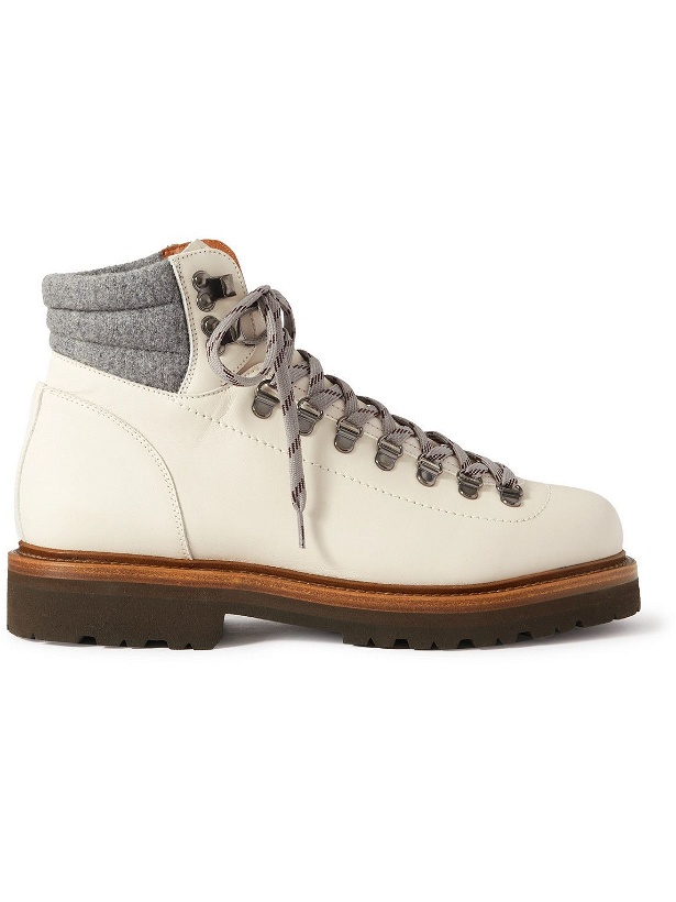 Photo: Brunello Cucinelli - Leather Boots - White