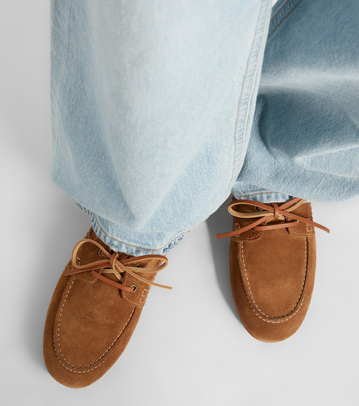 Hogan H693 suede boat shoes
