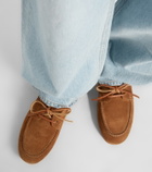 Hogan H693 suede boat shoes